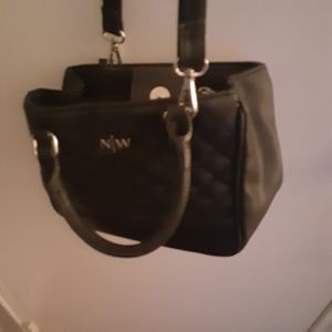 Black nine west shoulder bag